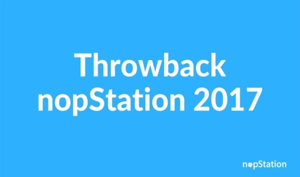 nopStation throwback for 2017